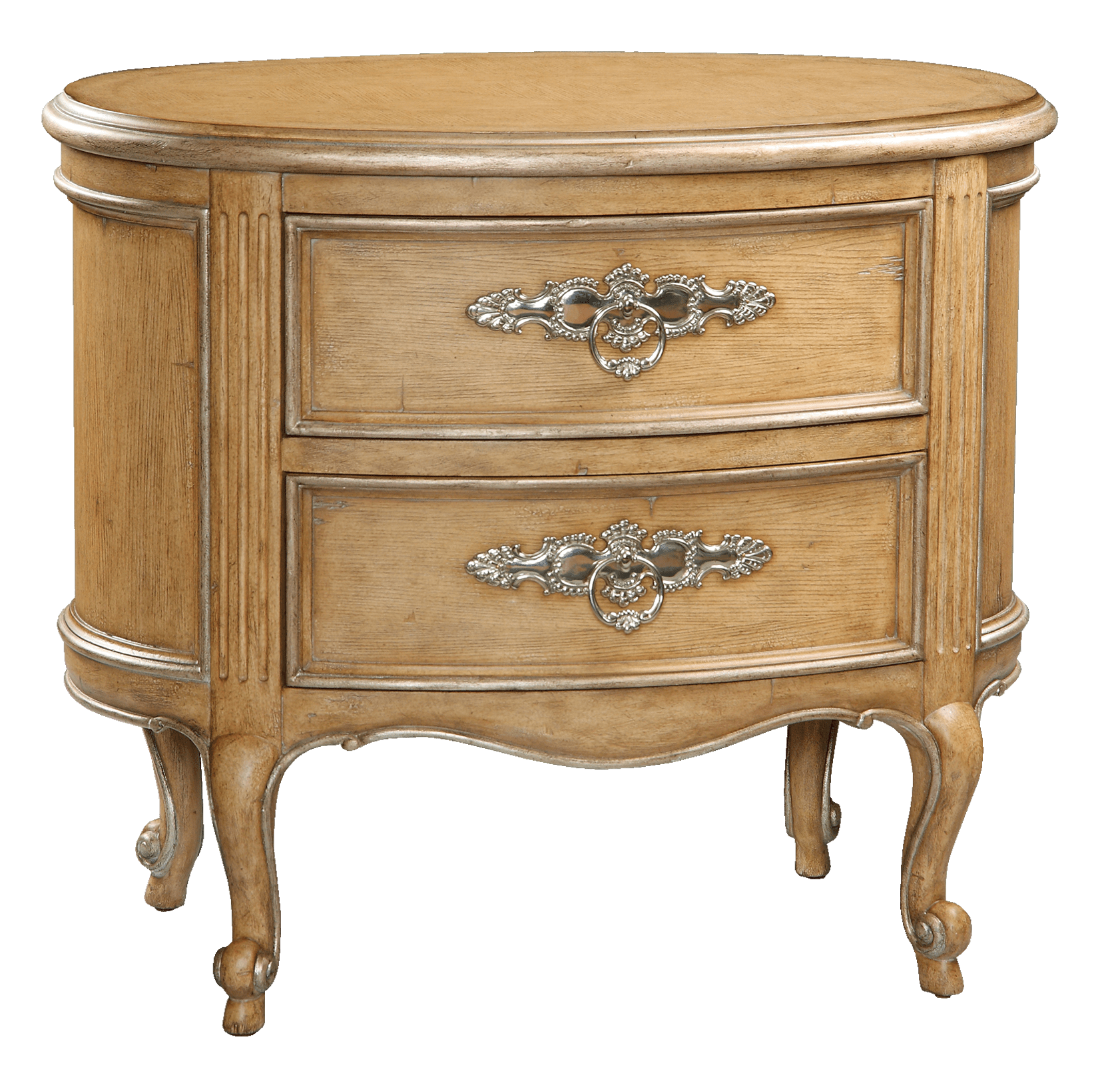 Rivoli Oval Nightstand RVL13 Marc Pridmore Designs