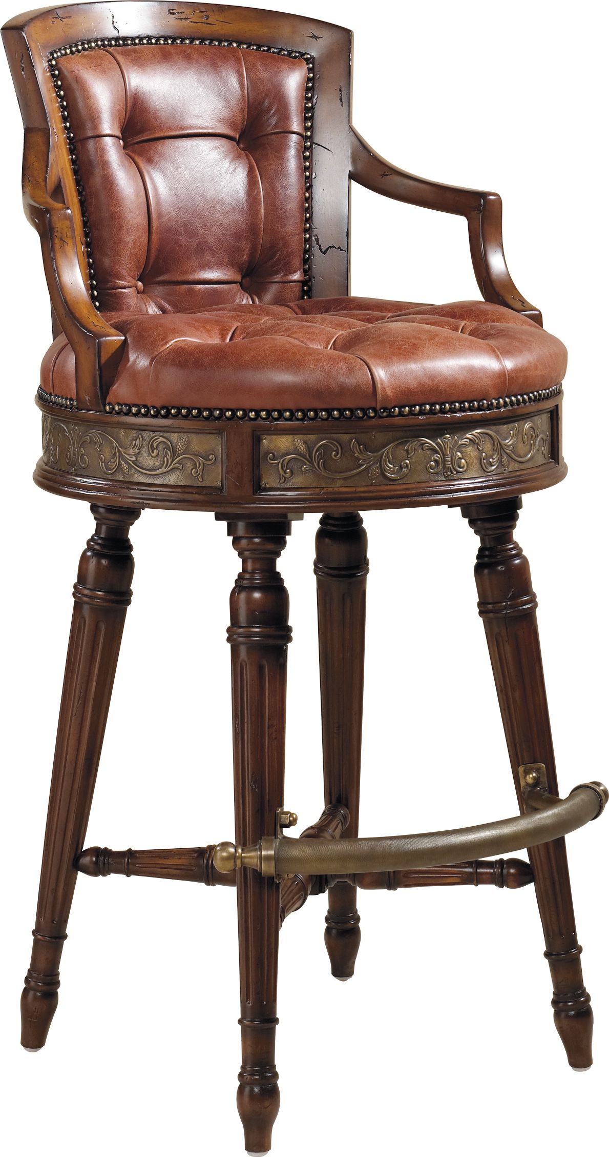 Tudor Counter Stool 8101-44 by Maitland Smith | Marc Pridmore Designs