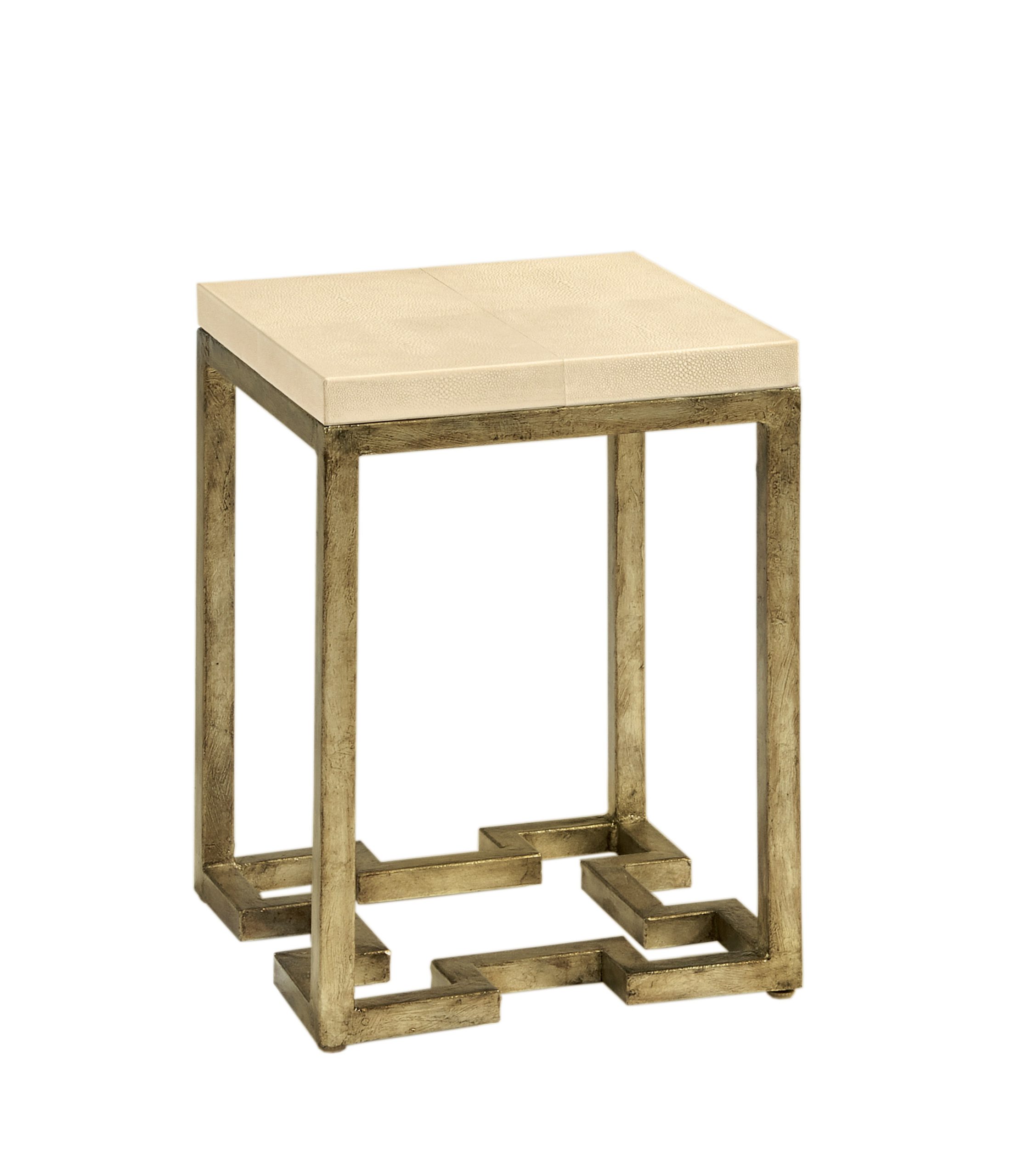 Geometric Ivory Accent Table 829130 by Maitland Smith Marc Pridmore